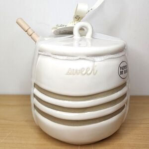 🆕️ Rae Dunn Sweet Honey Pot with Stir Stick